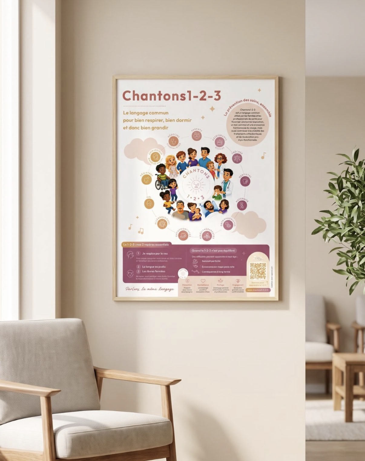 Affiche Chantons 1-2-3